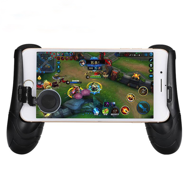 [HCM]Tay cầm chơi game trên điện thoại chơi game liên quân mobile tốc chiến freefire pubg... 5 trong 1 tặng kèm nút tay cầm chơi game tiện lợi cầm thoải mái chơi game không bị mỏi tay