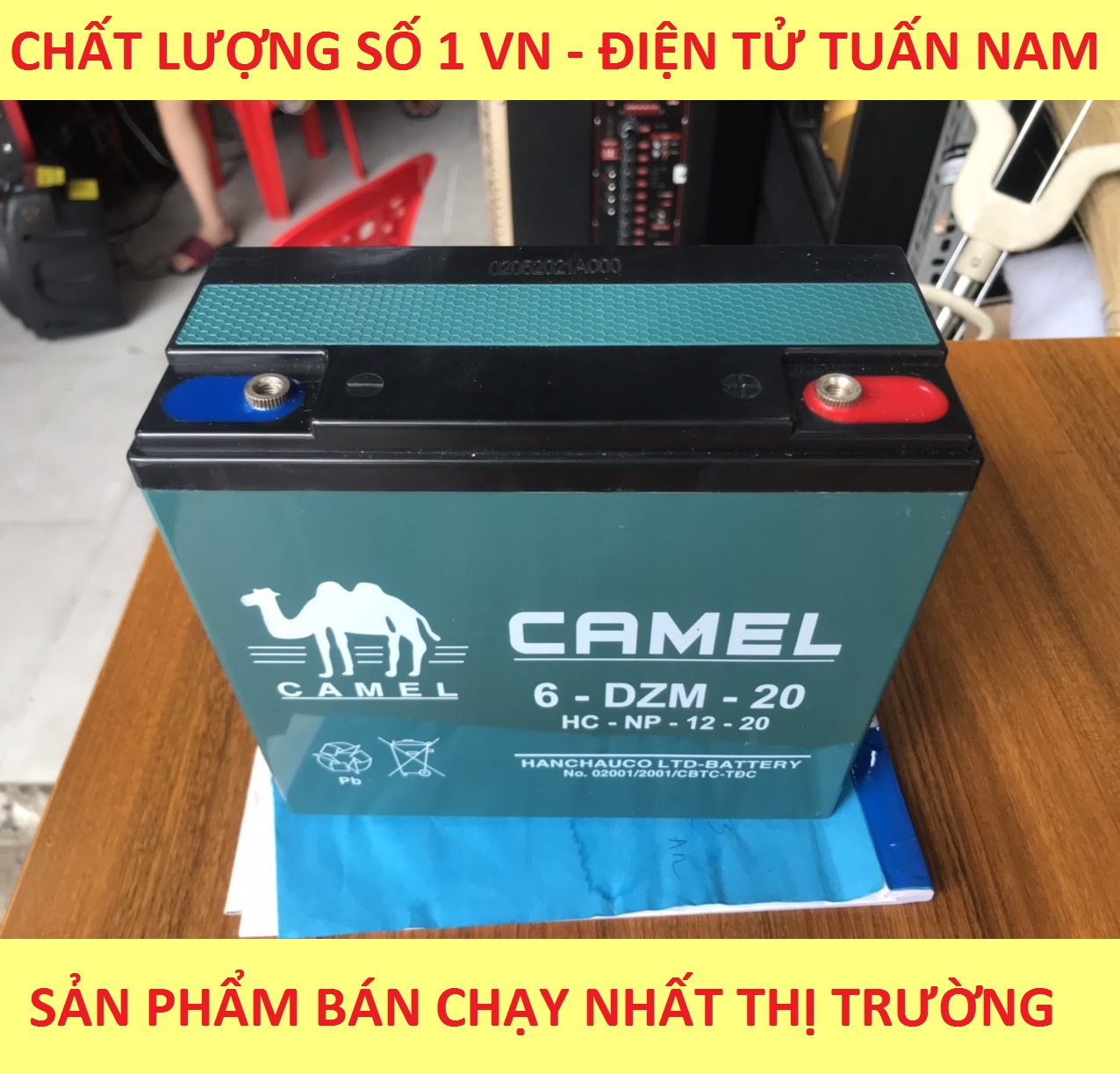 [HCM]Bình Acquy 12v-20Ah - Dùng cho loa kéo xe điện và mục đích khác - Chuyên sỉ bình acquy xe điện