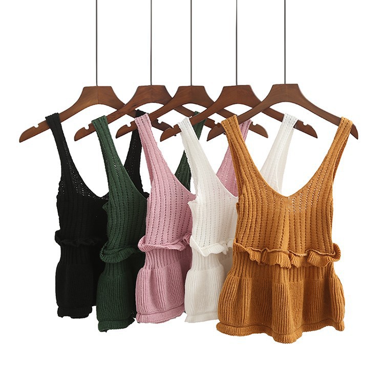 Áo len 2 dây nữ quảng châu a288