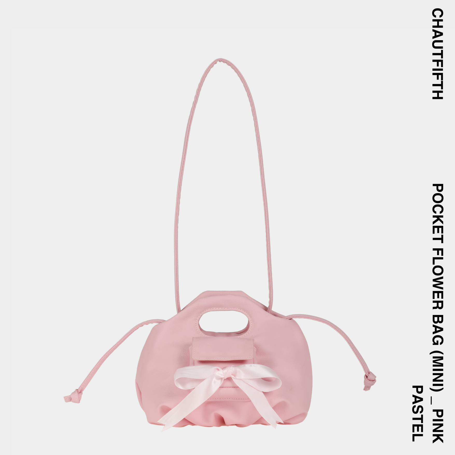 Túi xách pocket mini flower màu hồng - chautfifth