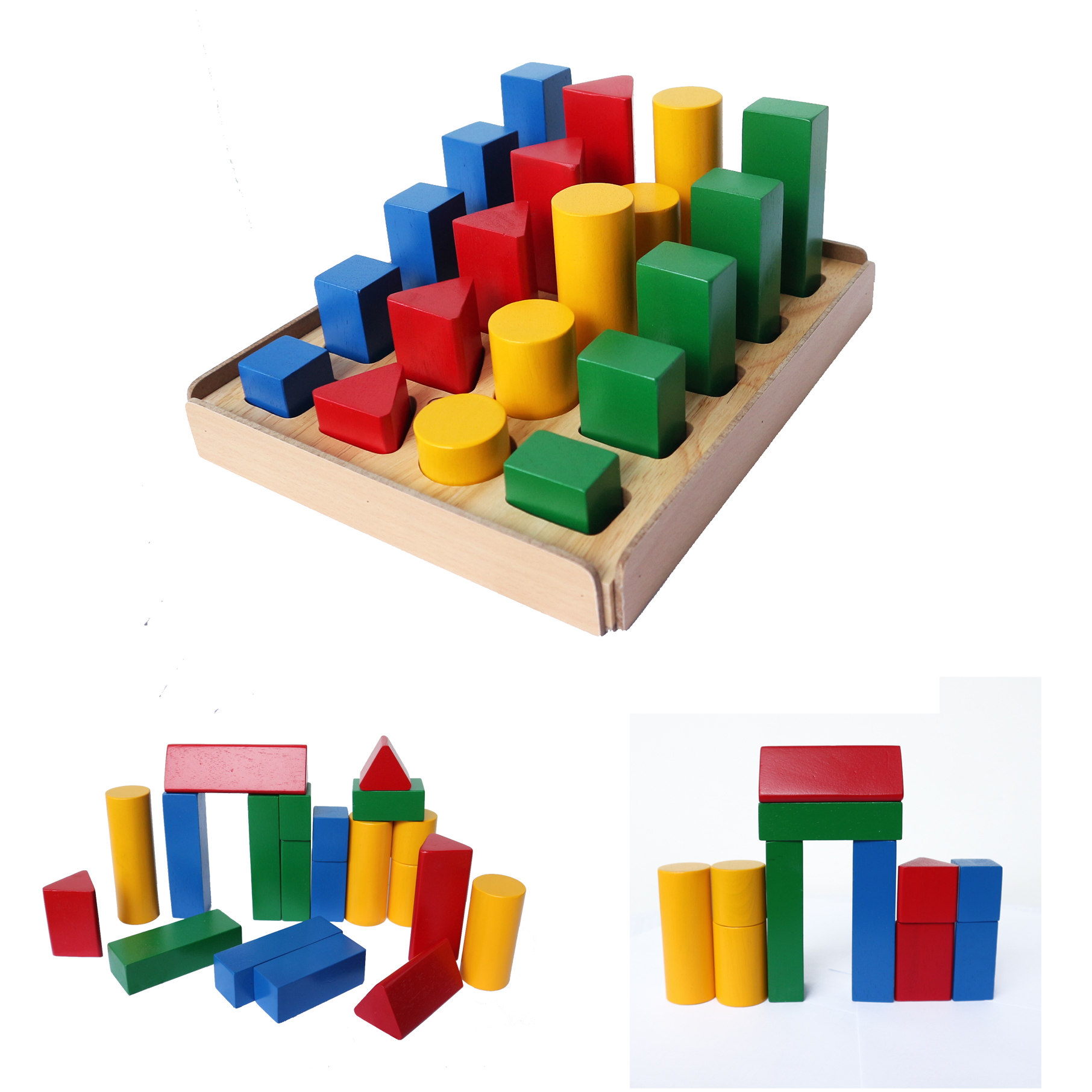 Bộ hình học cao thấp Winwintoys 67042