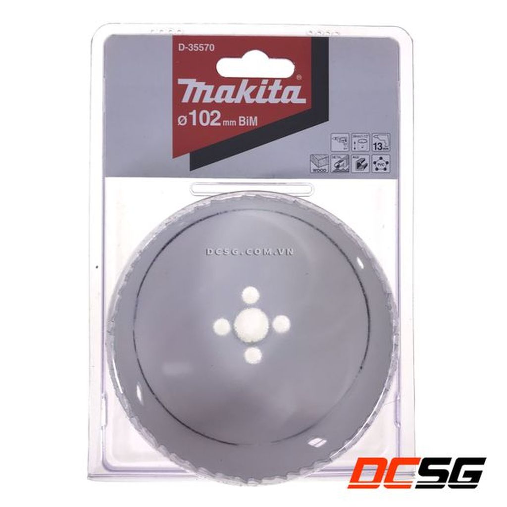 Mũi khoét đa năng 102mm bim makita d-35570