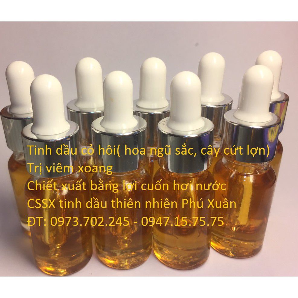 Tinh dầu cỏ hôi, (hoa ngũ sắc, cây cứt lợn)