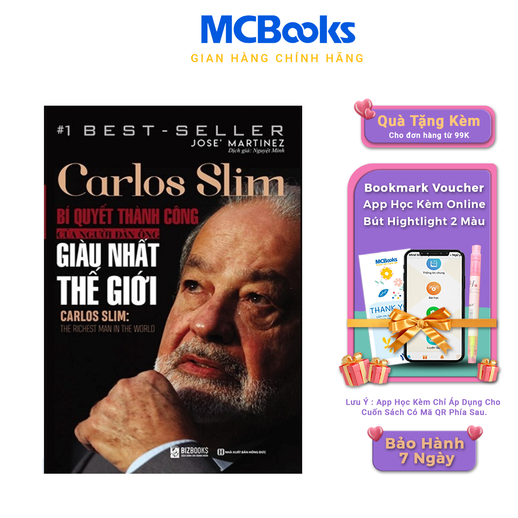 Sách - carlos slim: bí quyết thành công của người đàn ông giàu nhất thế giới - mcbooks