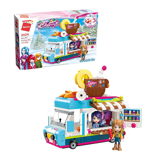 bộ lắp ráp mô hình cherry 2024 xe bán đồ uống nóng di động