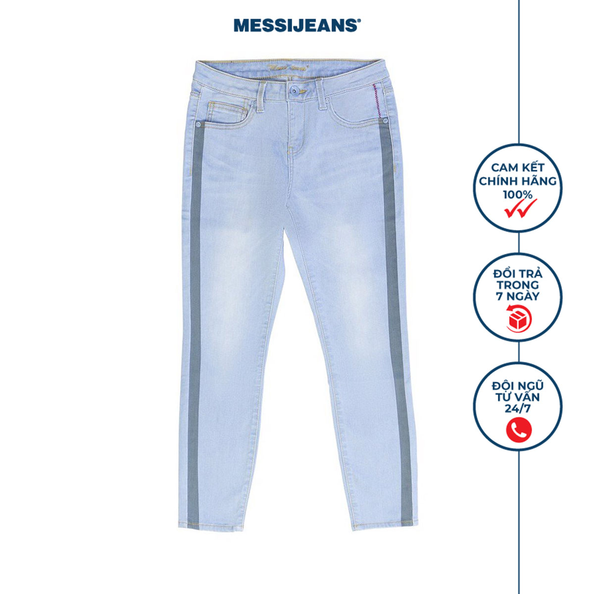 Quần Jean Nữ Ống Ôm MESSI SJW-707-18