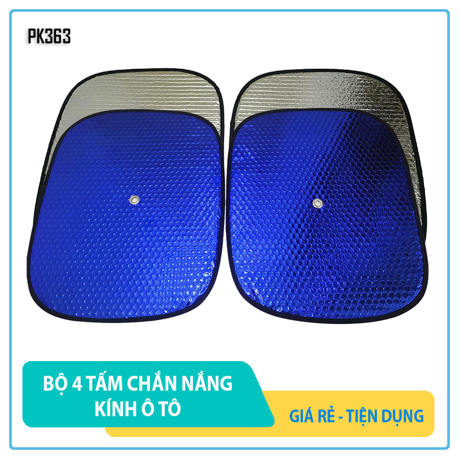 Bộ 4 tấm che nắng cửa kính ô tô chống nóng cách nhiệt không thấm nước