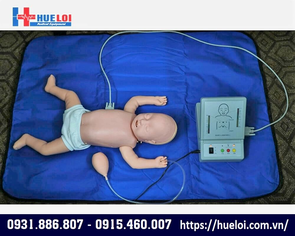 Mô hình thực tập cấp cứu ngừng tuần hoàn trên trẻ sơ sinh - giá 145 triệu