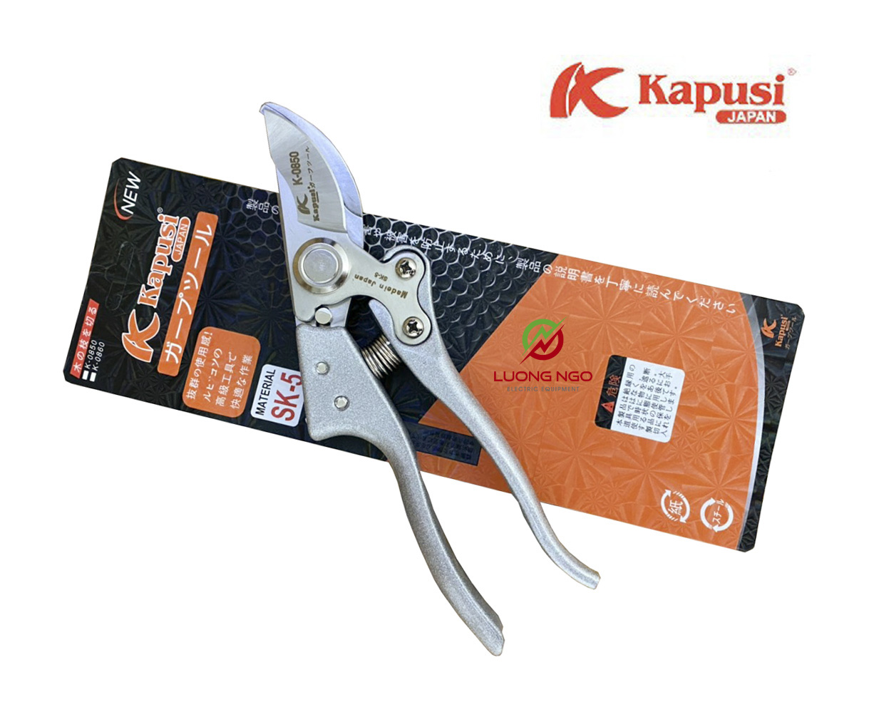 Kéo cắt cành sk5 tay hợp kim kapusi Nhật Bản - Kéo tỉa cây cảnh cây ăn quả siêu bén
