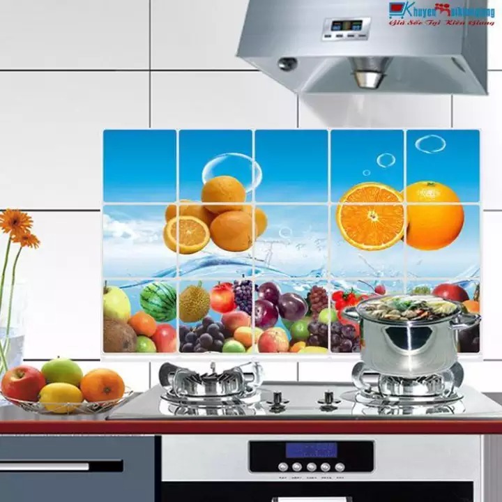 Giấy dán bếp cách nhiệt khổ lớn