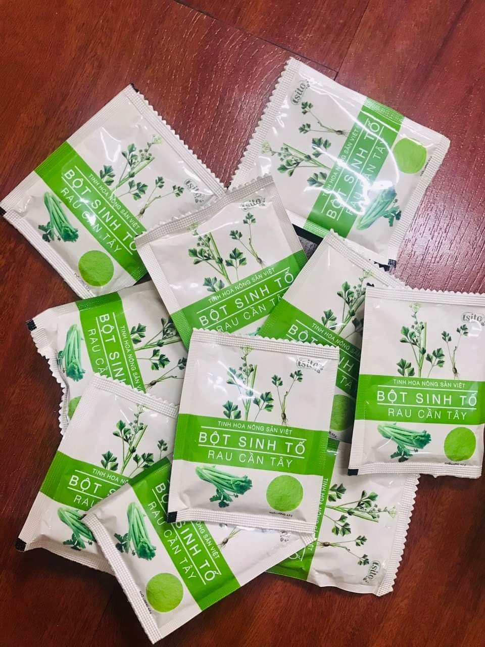 Bột sinh tố rau cần tây isito