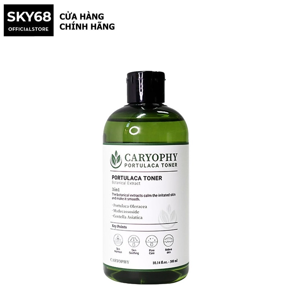 Nước Hoa Hồng Giảm Mụn Caryophy Portulaca Toner 300ml