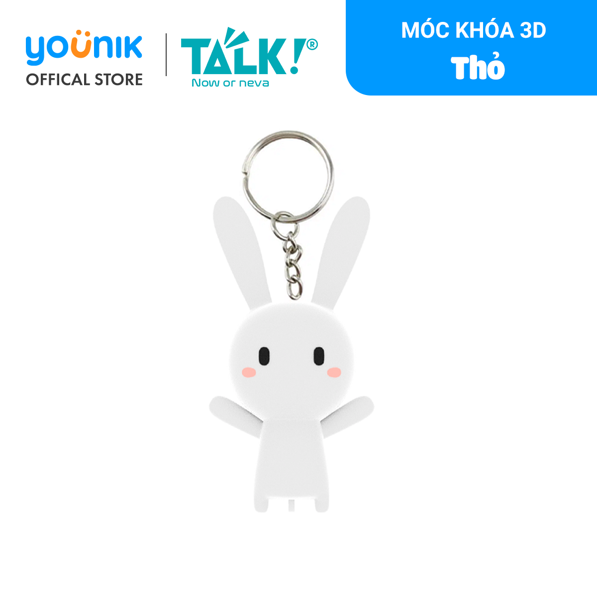 Lịch Sử Giá Móc Khóa 3D - Thỏ - Thỏ Bảy Màu - Talk Cập Nhật 5/2023 - Beecost