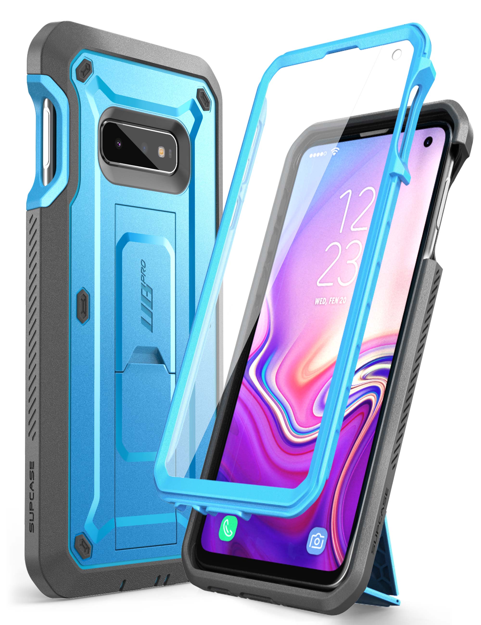 Ốp lưng SUPCASE UB Pro dành cho Samsung Galaxy S10e Ốp lưng hai lớp chắc chắn toàn thân với Bao da & Chân đế & Tấm bảo vệ màn hình
