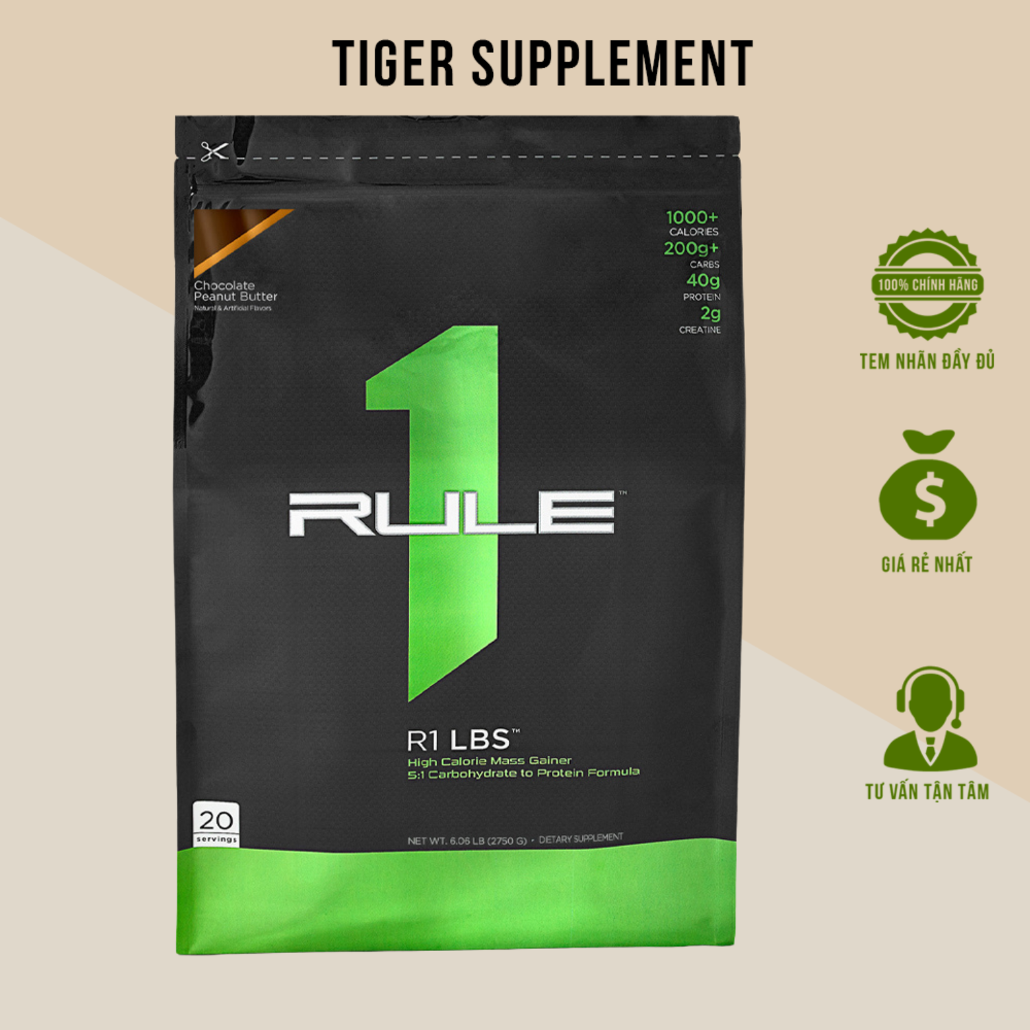 R1 lbs rule 1 mass gainer 12lbs - sữa tăng cân tăng cơ nạc