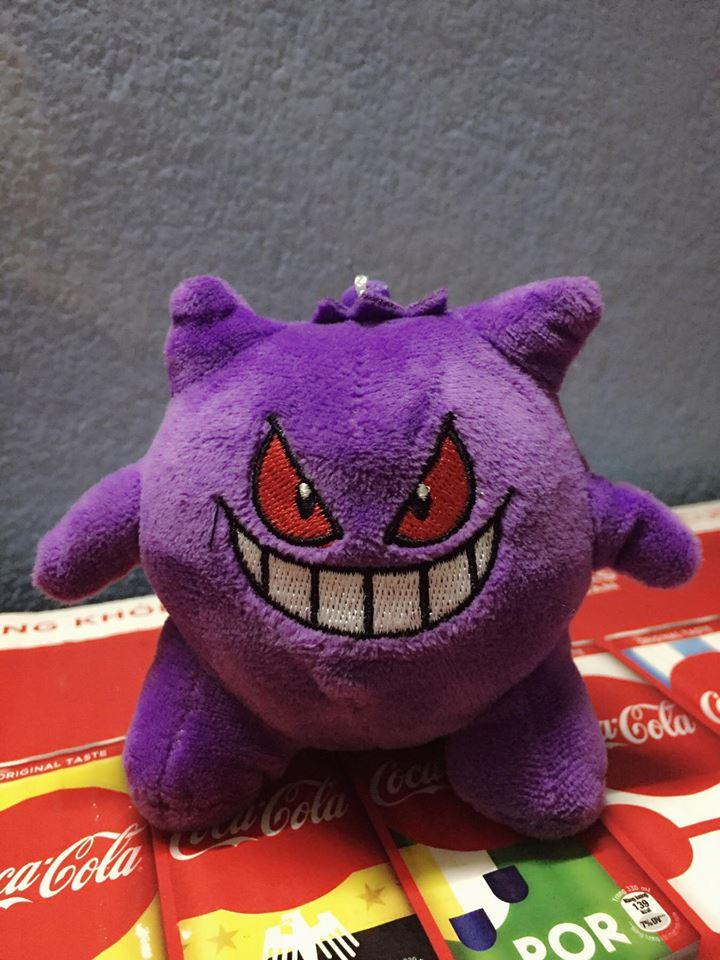 [HCM]Móc khóa gấu bông Pokemon - Ma mập Gengar tím