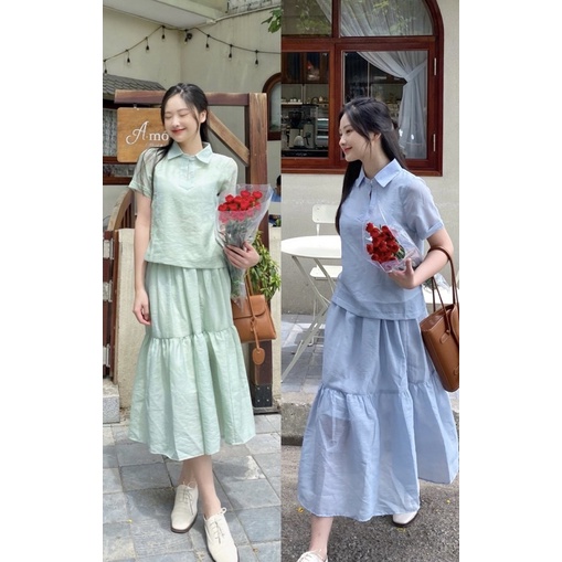𝐌𝐚𝐲 𝐒𝐞𝐭 - phiên bản cổ đức, 2 màu pastel | Momizi