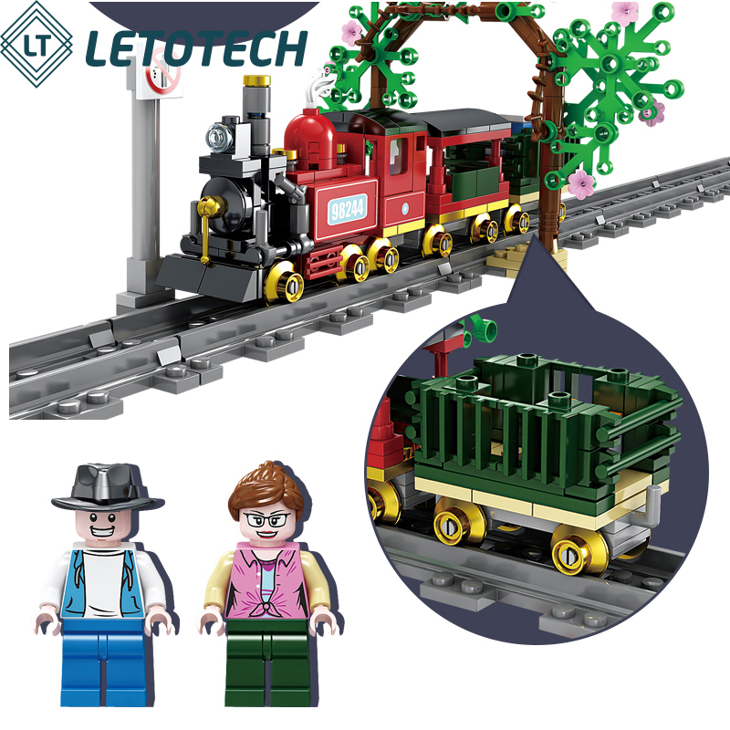 Bộ lắp ráp tàu điện thành phố city train 279 chi tiết