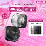 Phấn phủ Black Magnet CARSLAN kiềm dầu màu đen chống nước chống mồ hôi che phủ bóng dầu cho mặt 8g