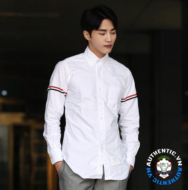 Áo sơ mi Nam Quốc Dân Trắng vải Tốt bền đẹp áo sơ mi nam công sở co giãn nhẹ áo sơ mi công sở dáng chuẩn chống xù- Viski Shop (Cam Kết Giống Hình)