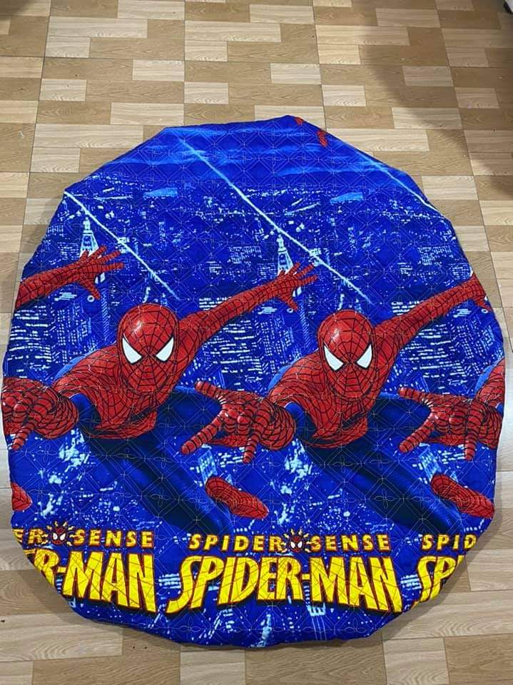 ️🎶 Ga giường trần bông | Drap bo chun cao 15cm loại đẹp nhiều kích thước, giá tốt mẫu Siêu nhân Spiderman, chat chọn mẫu khác