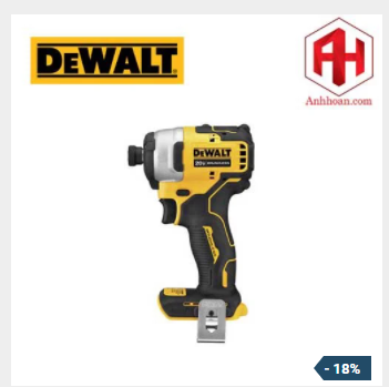 Thân máy vặn vít dùng pin DeWALT 18V DCF809N cam kết hàng nhận được đúng mô tả đổi trả trong 7 ngày làm việc