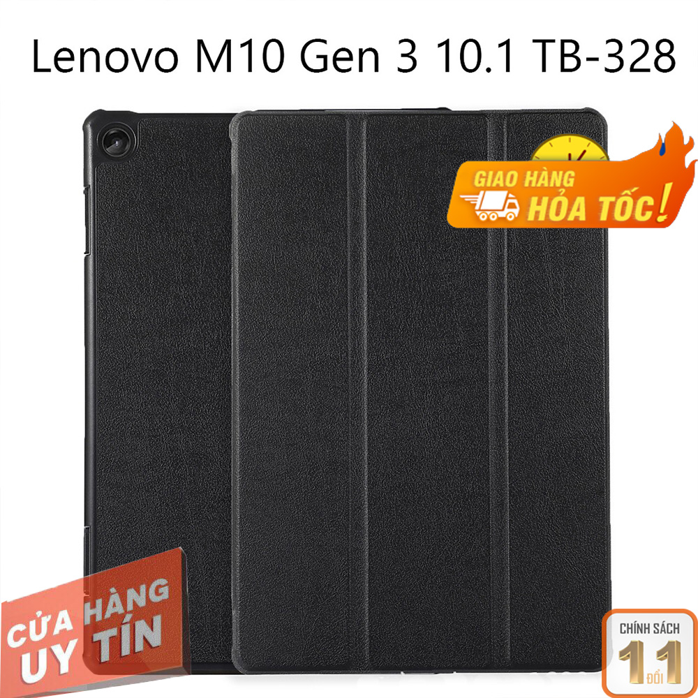 Bao da cover cho máy tính bảng lenovo tab m10 gen 3 10.1 tb-328 smart cover