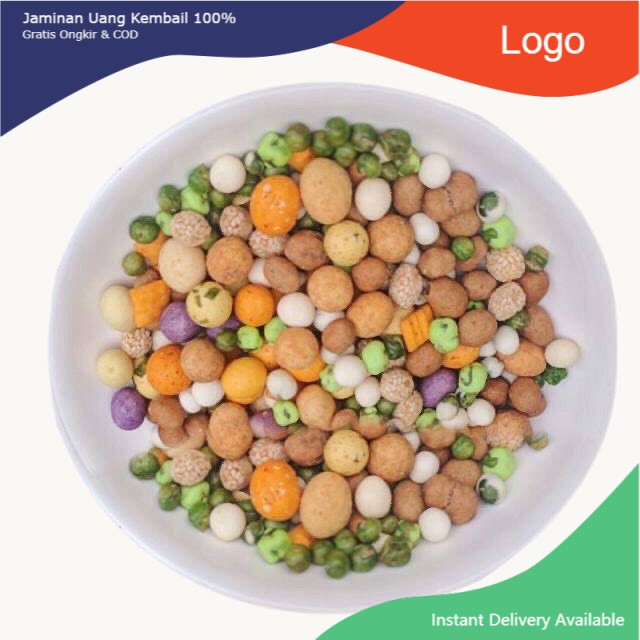 1kg đậu phộng mix nhiều vị thơm ngon giòn rụm