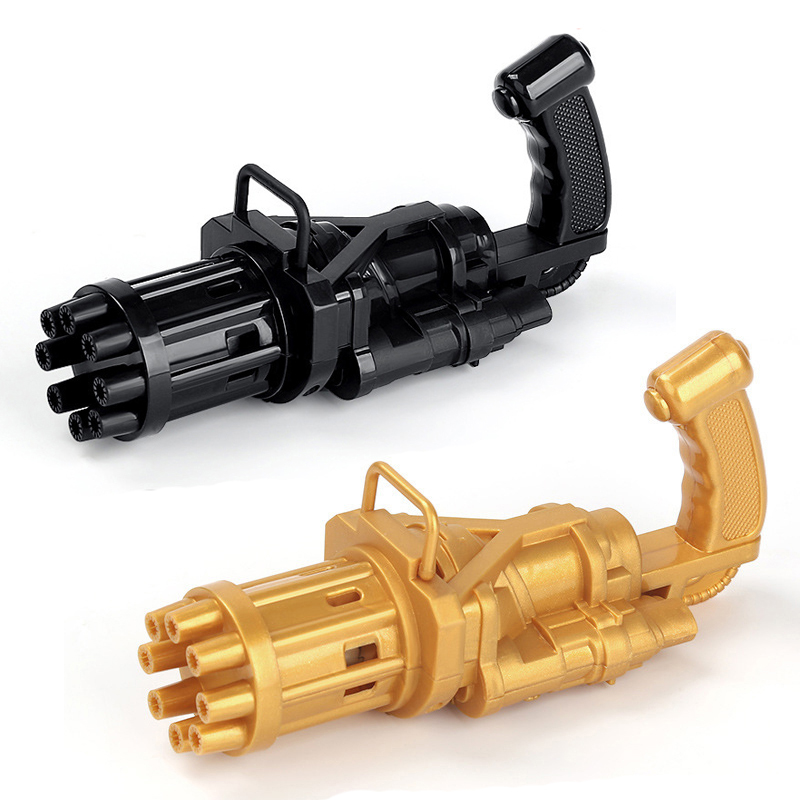 Súng bắn bong bóng súng thổi bong bóng xà phòng thích hợp cho bé từ 3 tuổi trở lên 8 nòng thổi cùng 1 lúc siêu nhiều bóngmáy sử dụng pin AA