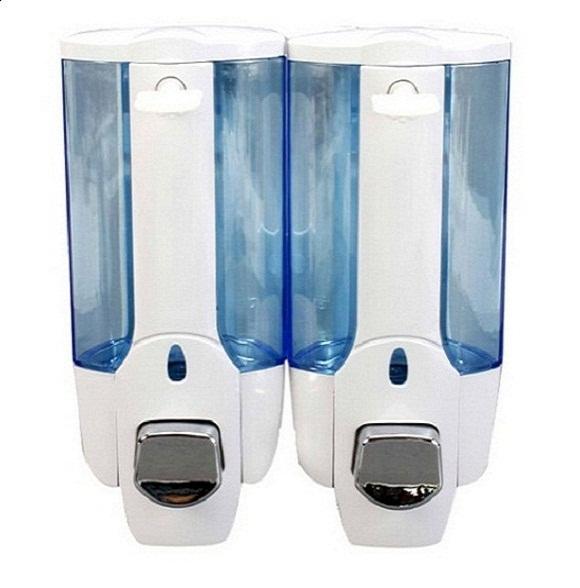 [HCM]Hộp đựng nước rửa tay xà phòng treo tường 2 bình PNS244