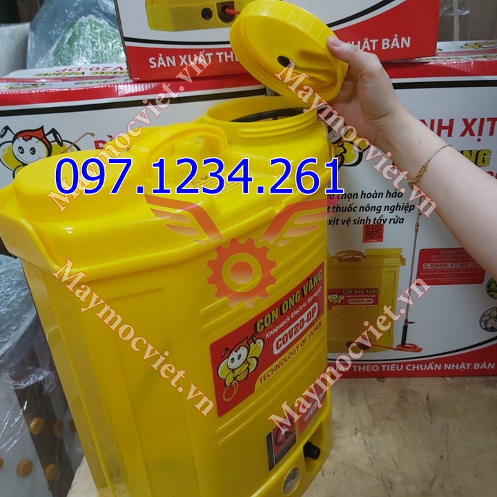 Bình điện phun trừ sâu sử dụng bơm đôi mạnh mẽ