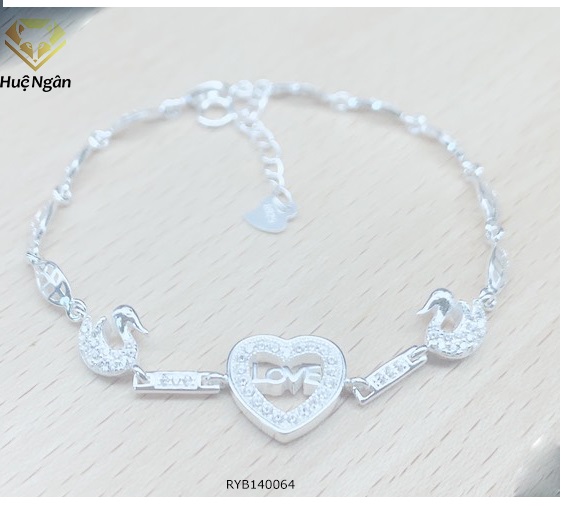 Lắc tay nữ Bạc Xinh S925 Italia RYB140064