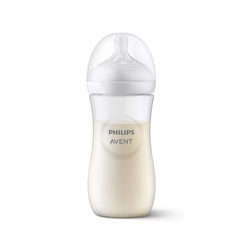 Bình sữa Philips AVENT Natural 330ml Mẫu 2021 Kèm núm số 4