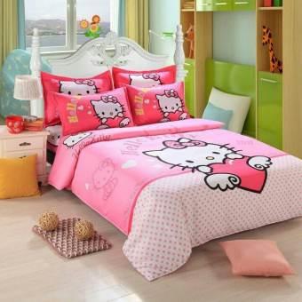 Bộ ga kèm - 2 áo gối - đủ size mẫu mèo bi