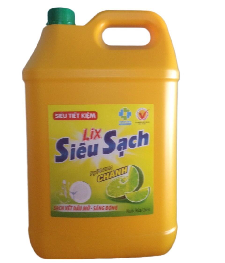 1 bình Nước rửa chén Siêu sạch Lix Hương Chanh mẫu mới siêu tiết kiệm