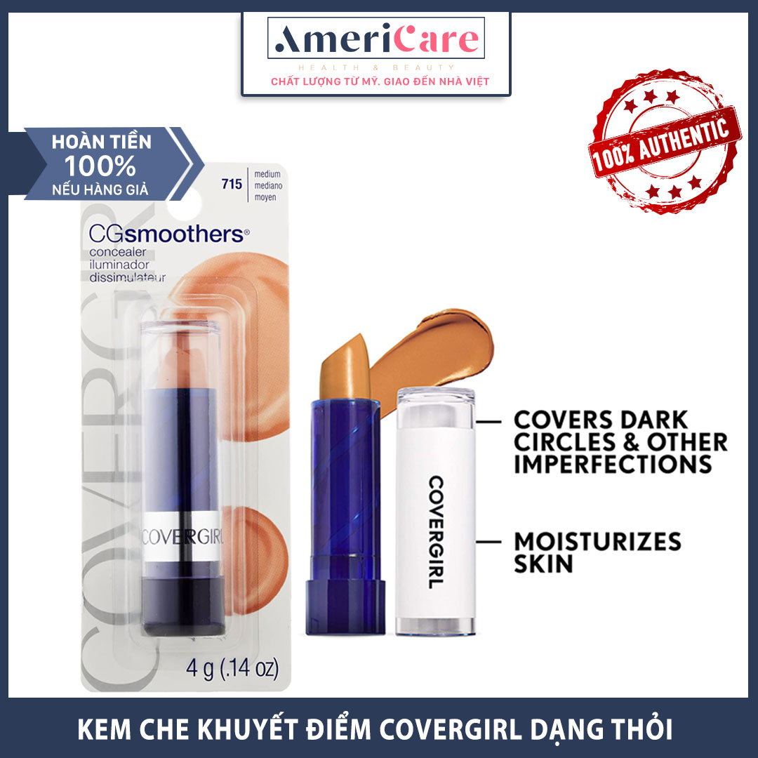 Kem Che Khuyết Điểm Dưỡng Ẩm Covergirl- Smoothers Concealer Cache Cernes