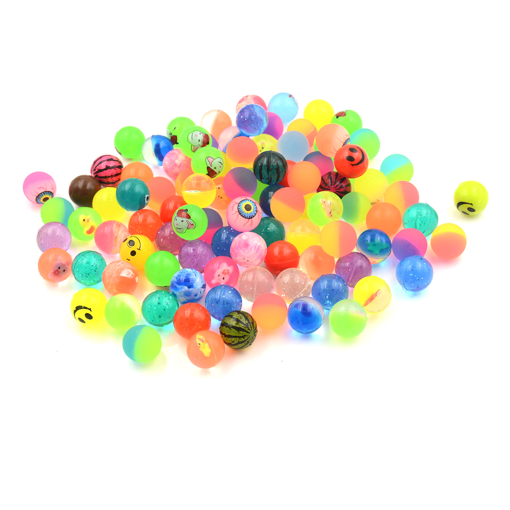 LZ4GqzdB 10 quả bóng nảy 25mm Bóng cao su đàn hồi cho trẻ em chất lượng cao bóng pinball cho trẻ em