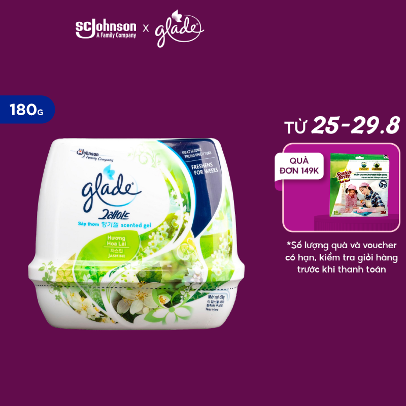 Glade sáp thơm hương sớm mai 180g