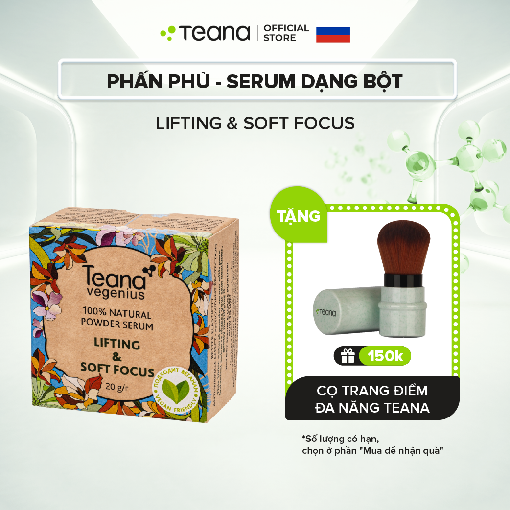 Phấn phủ - serum dạng bột Teana Natural Powder Lifting & Soft Focus