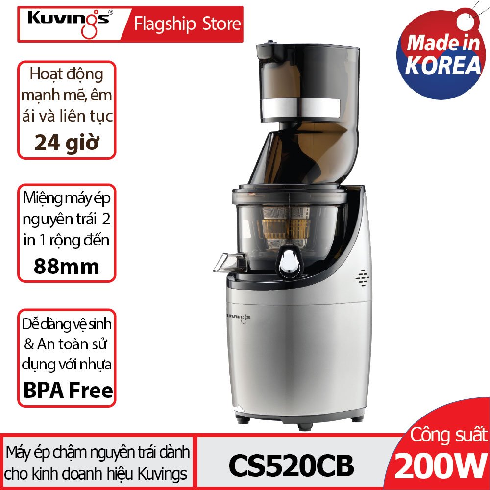Máy ép trái cây tốc độ chậm dành cho kinh doanh Kuvings KCS-5200B - Hàng chính hãng