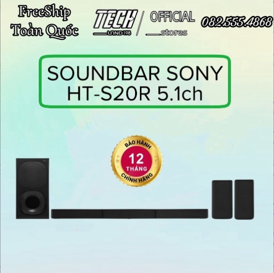 [FREE SHIP TOÀN QUỐC] Dàn âm thanh Soundbar Sony 5.1 HT-S20R (400W)