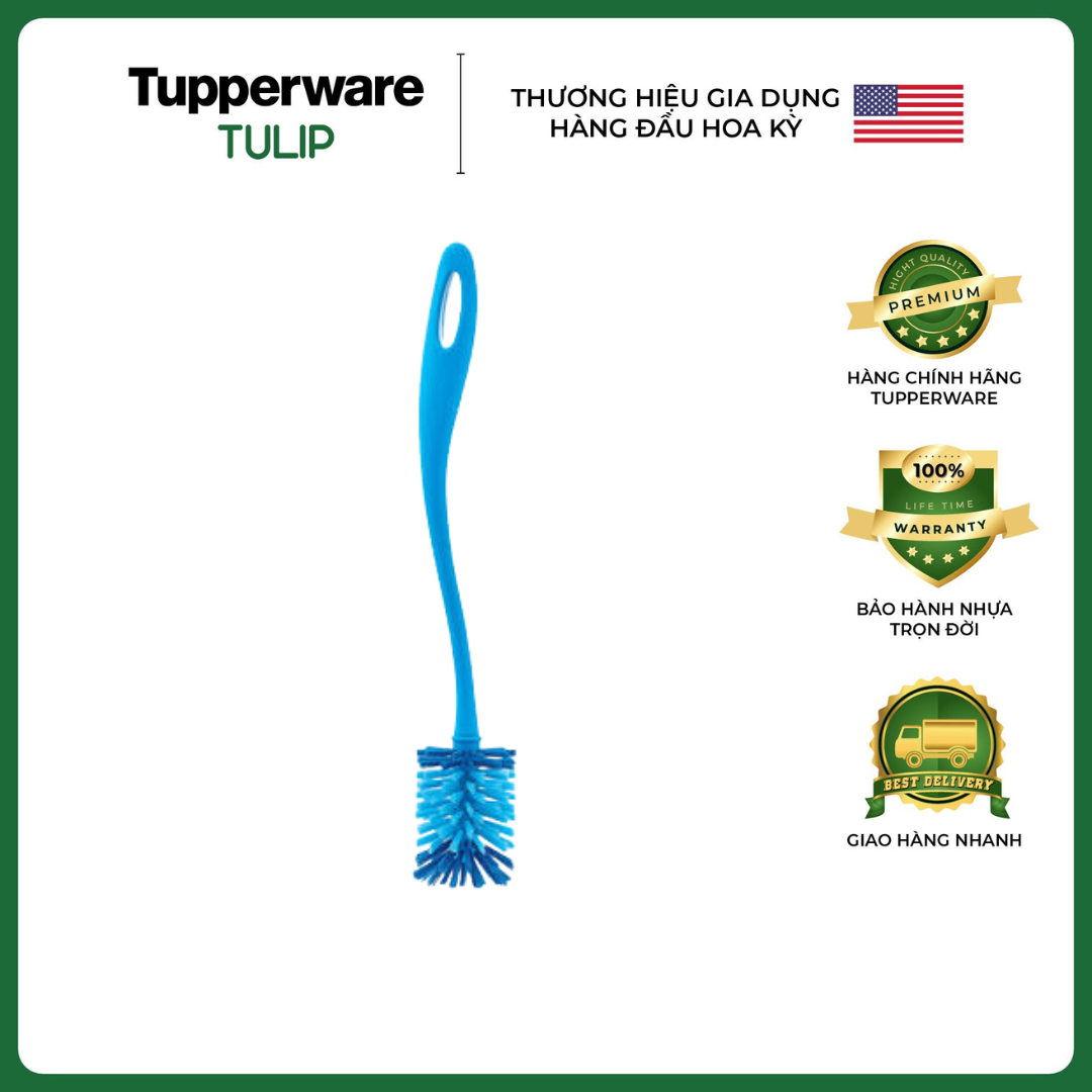 Bàn Chải Vệ Sinh Bình Tupperware Eco Bottle Brush, chính hãng, nhựa nguyên sinh