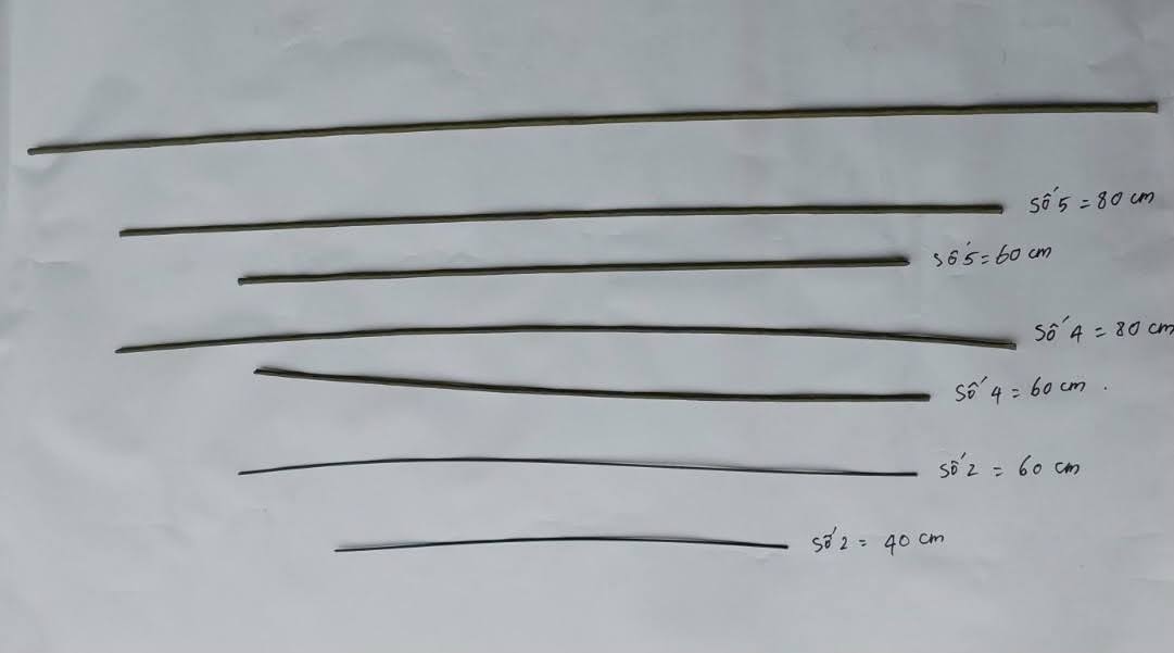 1kg Cành kẽm bọc giấy/nhựa, cành kẽm làm hoa sáp handmade, nhiều cỡ S0307