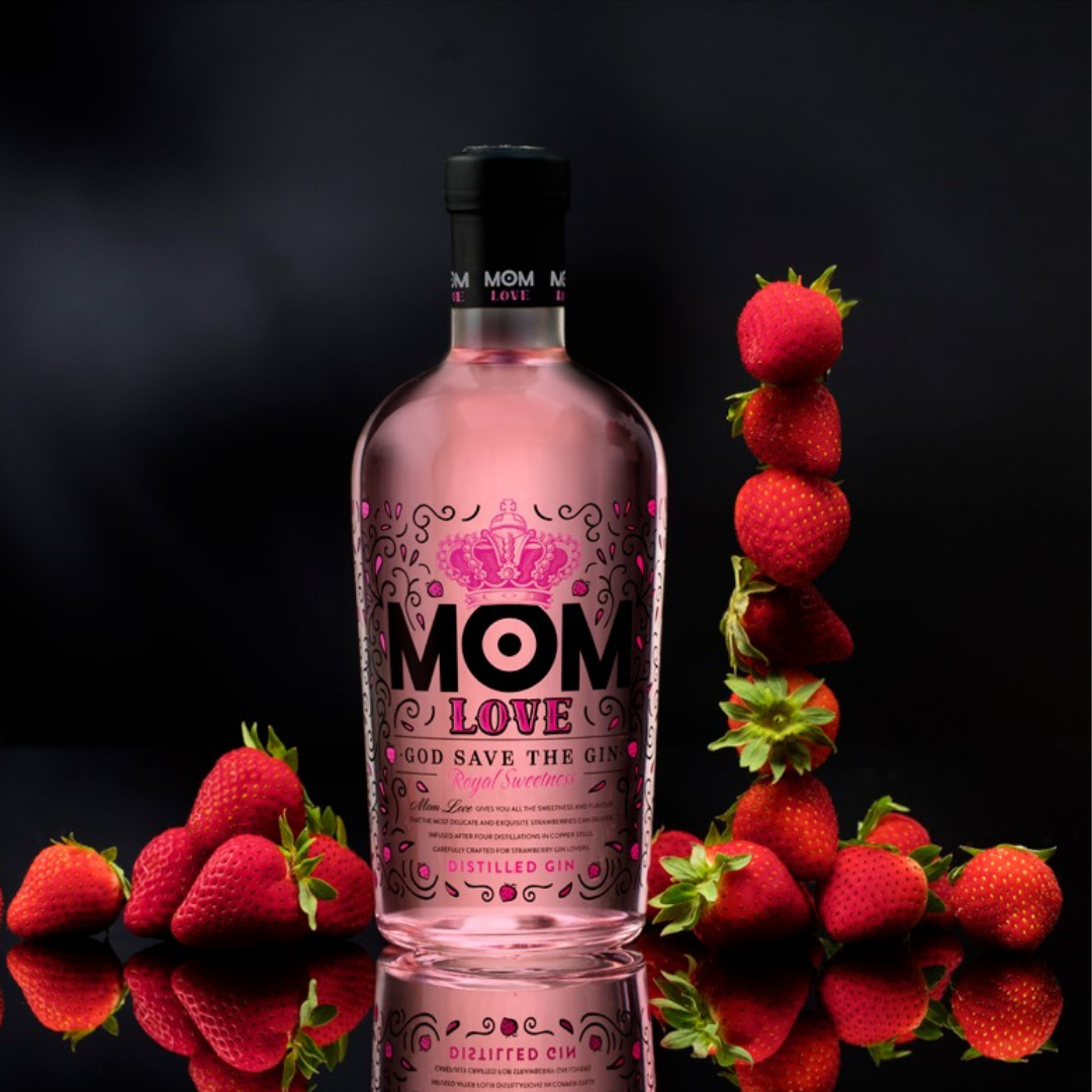 Rượu gin MOM Love Royal Sweetness Nồng Độ Alc 37.5% 700ml