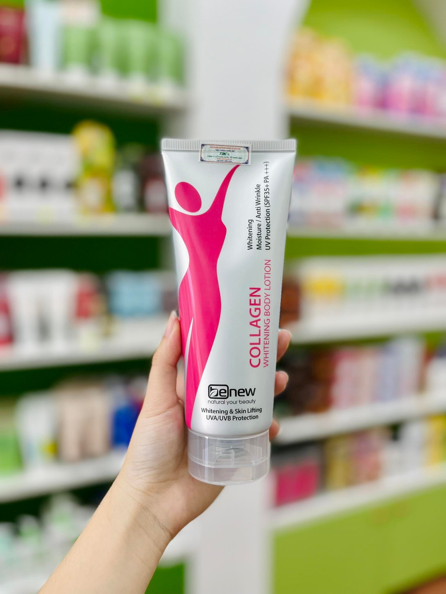 Dưỡng Thể Trắng Da Nâng Tone Tức Thì Benew Collagen 200ml