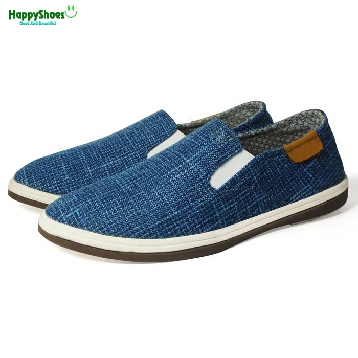 Happyshoes - Giày Lười, Mọi Vải Nam