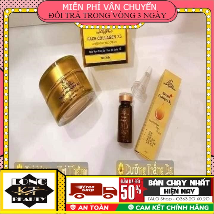 [Chính Hãng Mỹ Phẩm Đông Anh ] Bán chạy Combo Bộ Đôi kết hợp hoàn hảo nhà Đông Anh Bộ đôi serum và kem face cho da nám và mụn dưỡng tráng da