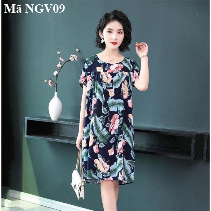 Váy, đầm ngủ mặc nhà cho người trung niên NGV09