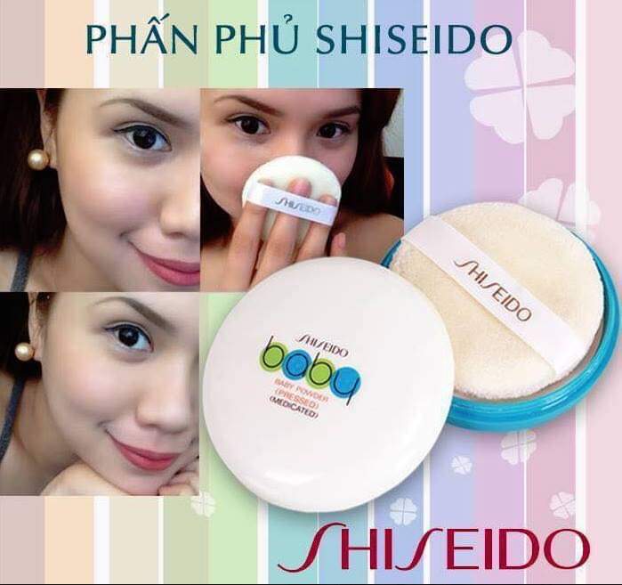 Phấn phủ kiềm dầu Shiseido Baby Powder Pressed Nhật