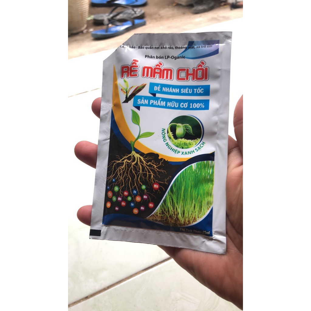 Phân bón hữu cơ rễ mầm chồi, siêu nhanh